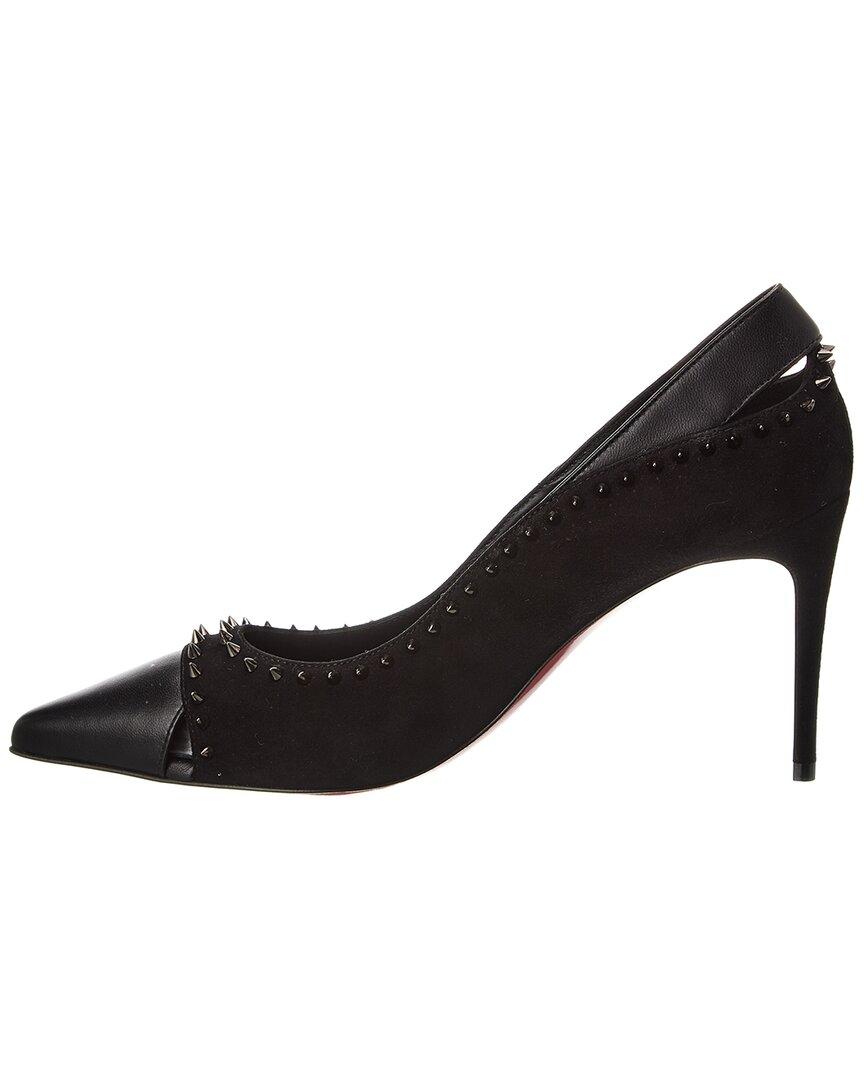 クリスチャンルブタン DUVETTE SPIKES 85 Christian Louboutin DUVETTE SPIKES 85 pumps suede pink studs