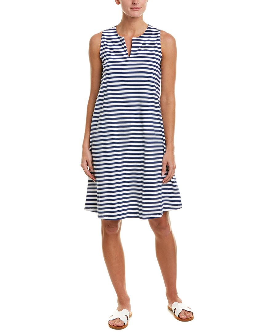 J.McLaughlin Synthetic Catalina Cloth A-line Dress in White/Navy (Blue ...