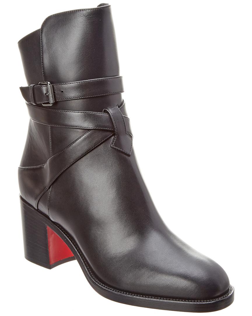 karistrap leather ankle boots