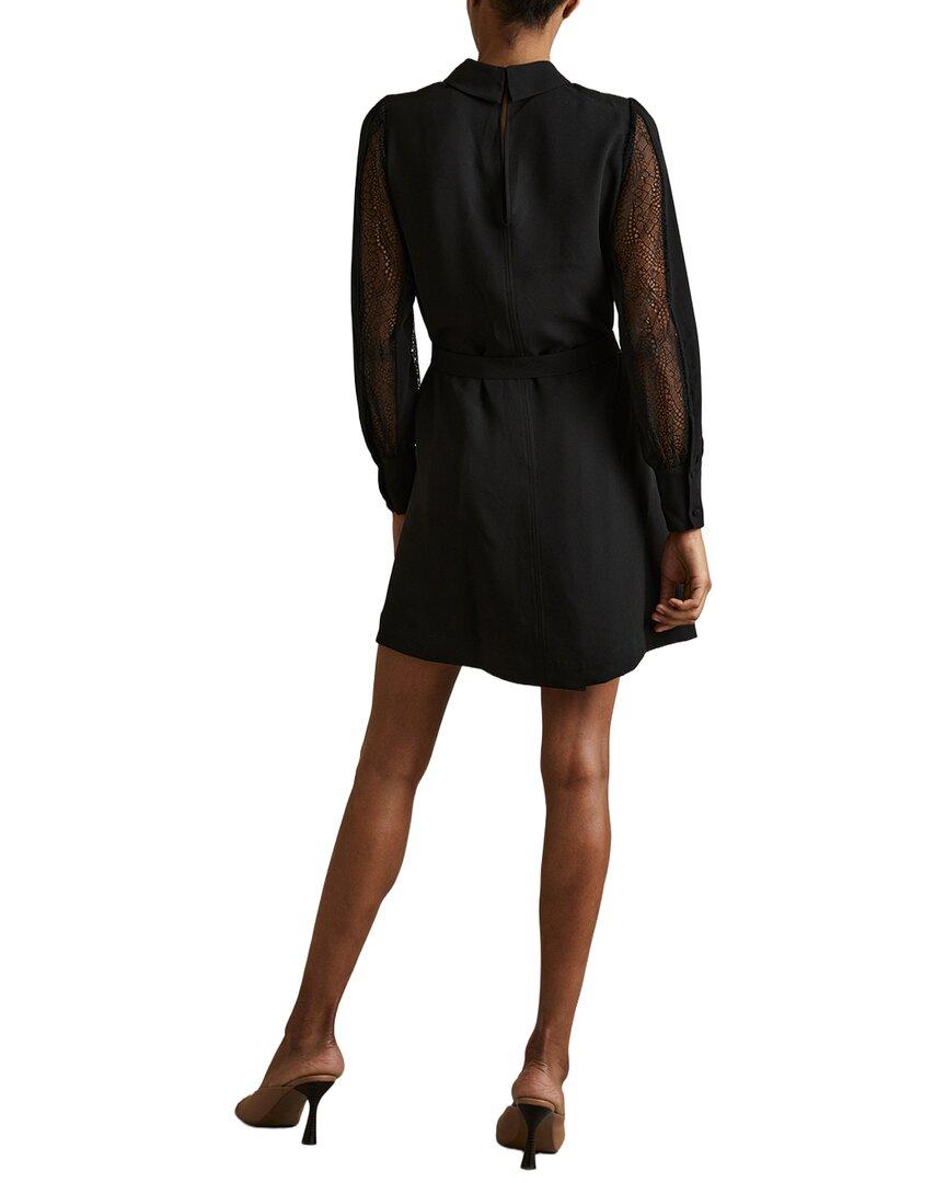 reiss anais lace-trim cocktail dress Reiss Anais Lace-Trim Cocktail Dress