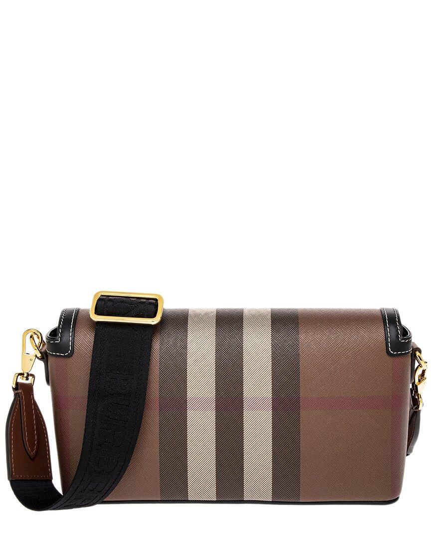 Burberry flap shop bag