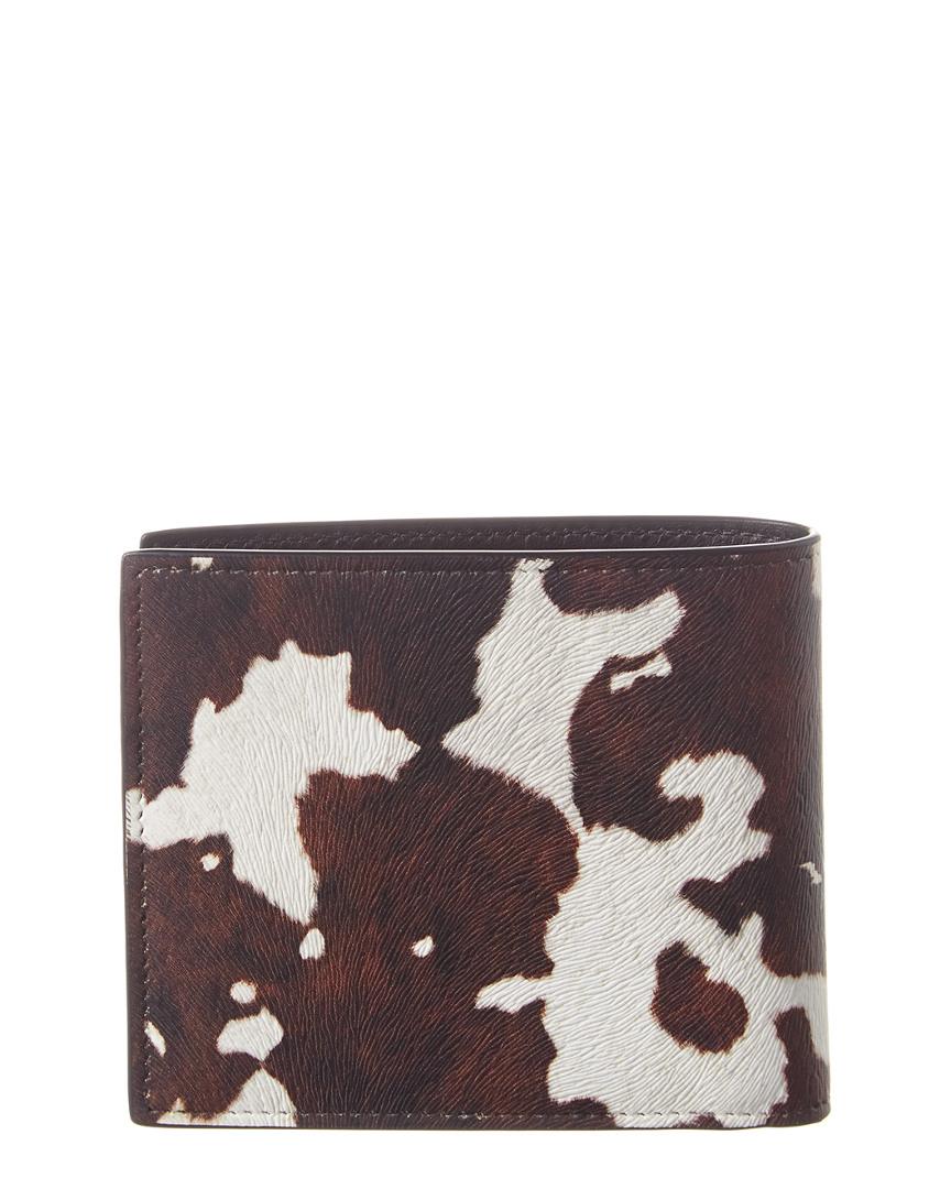 cow print wallet