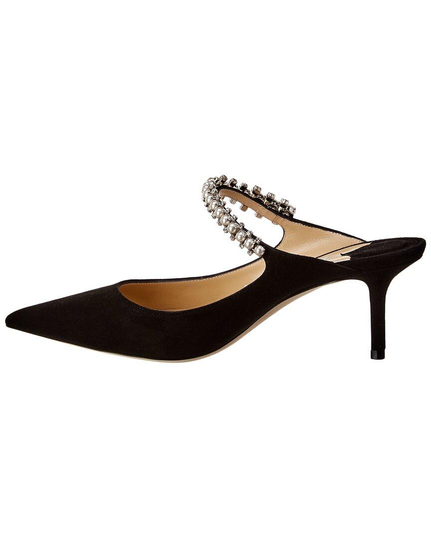 Jimmy Choo Bing 65 Suede Pump in Black - Lyst