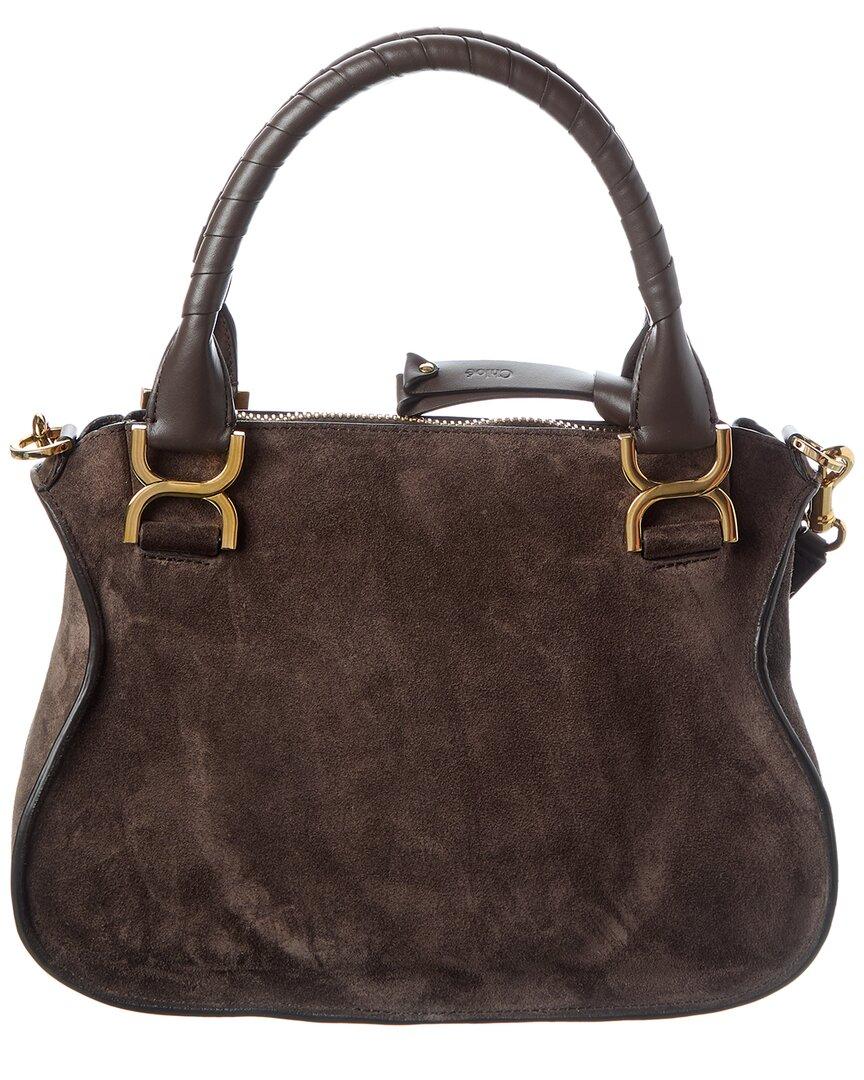 Suede Small Marcie Chloe Marcie Medium Suede Cognac Chloé Marcie - Main Image