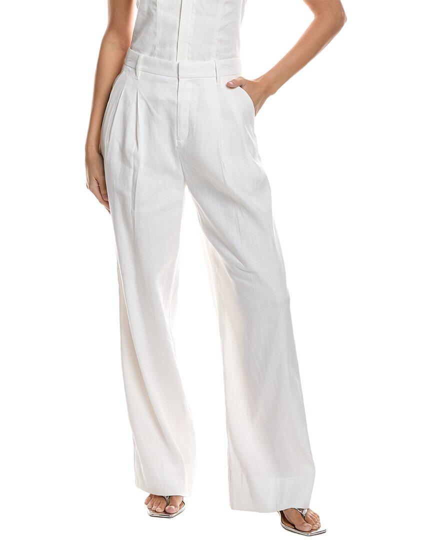 Charles Linen-Blend Pant in White Lyst