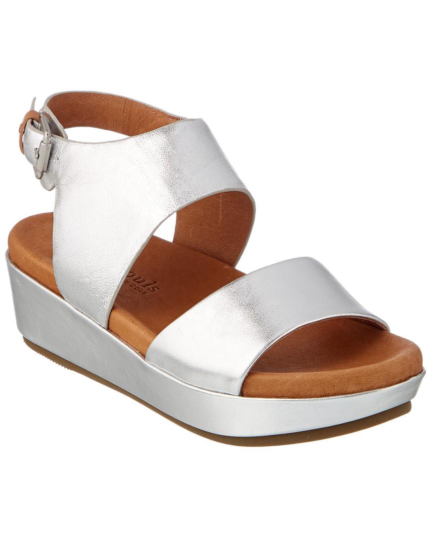 gentle souls lori leather platform sandals