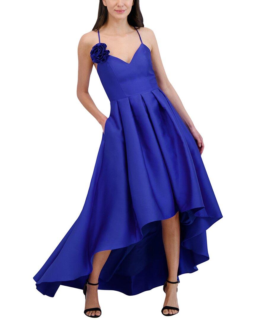 crew neck maxi dress Ada | White Crew-Neck Maxi Dress With Sheer Skirt And Ruffled Detailing