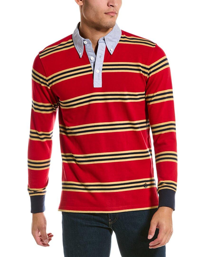 Brooks Brothers Rugby Stripe Polo Shirt in Red for Men | Lyst UK