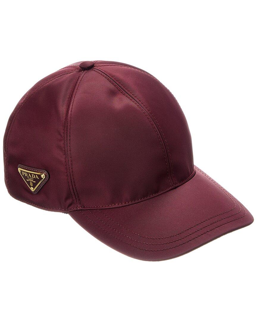 Prada Re-Nylon Baseball Cap in Red Lyst Canada