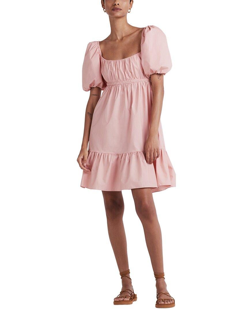 10 Crosby Derek Lam Ada Balloon Sleeve A-line Dress in Pink | Lyst UK