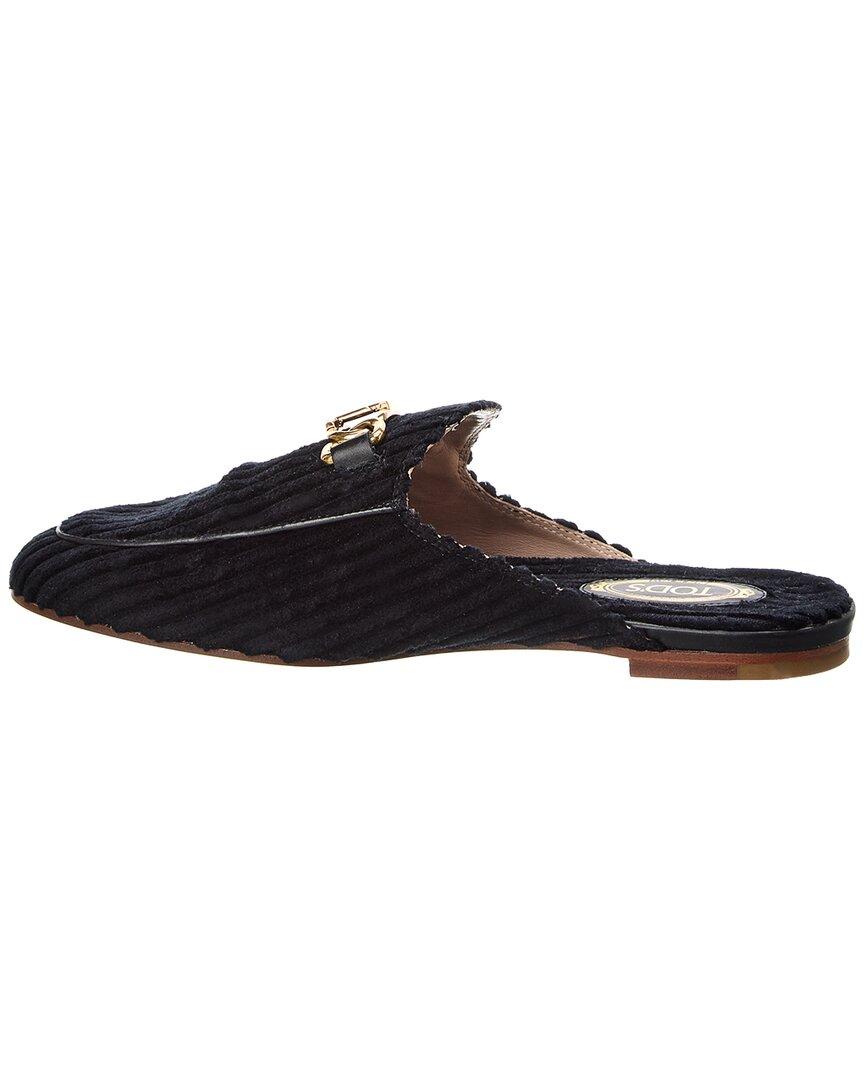Tod's mules in velvet new arrivals