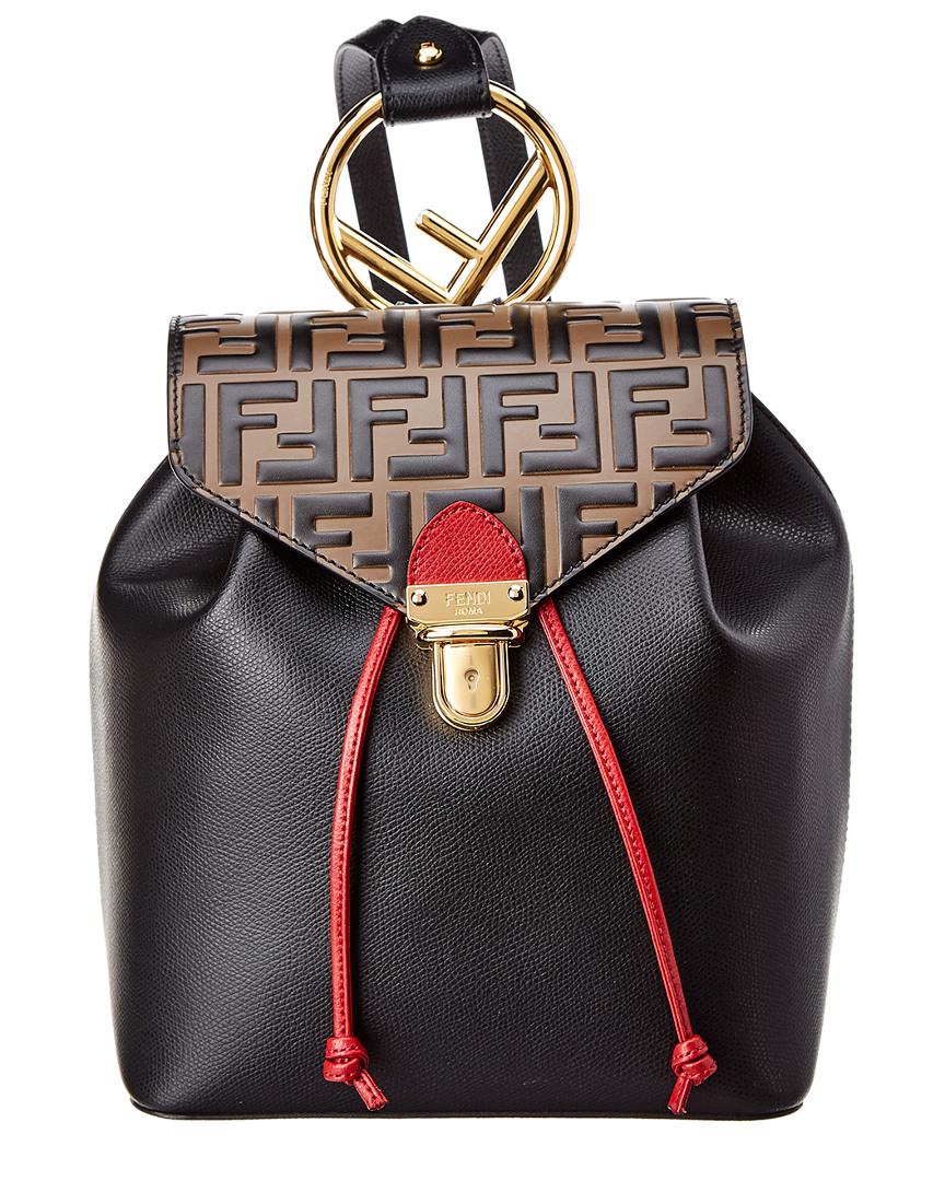 fendi black backpack