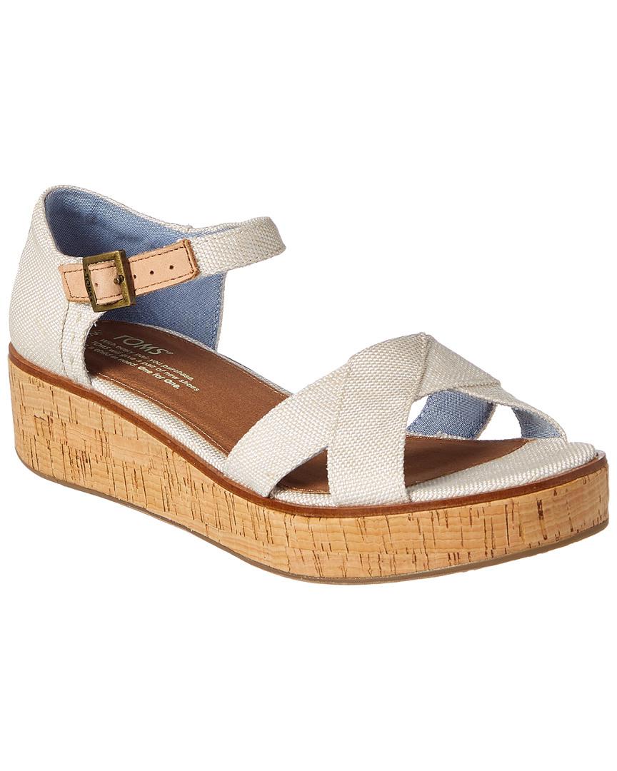 toms women's harper wedge sandal