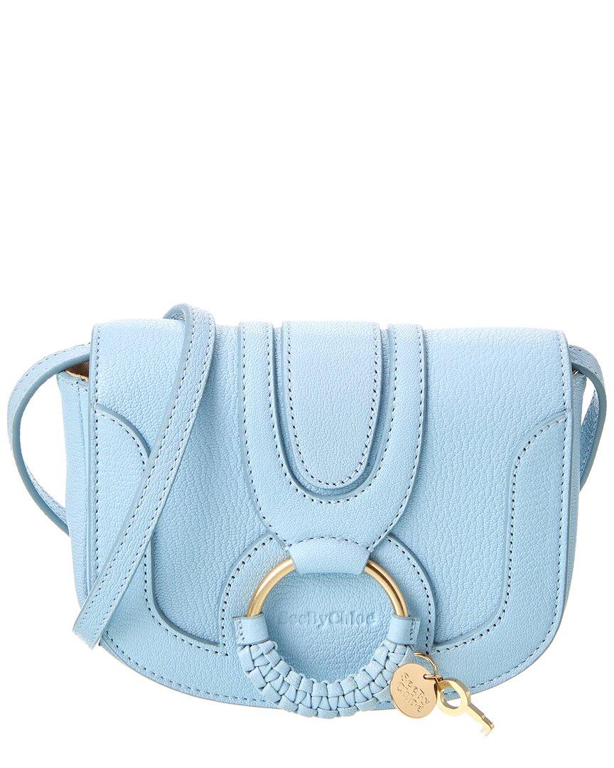 See By Chloé Hana Mini Leather Shoulder Bag in Blue | Lyst