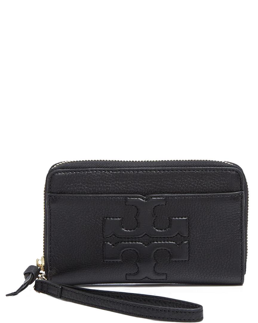 tory burch smartphone wristlet wallet
