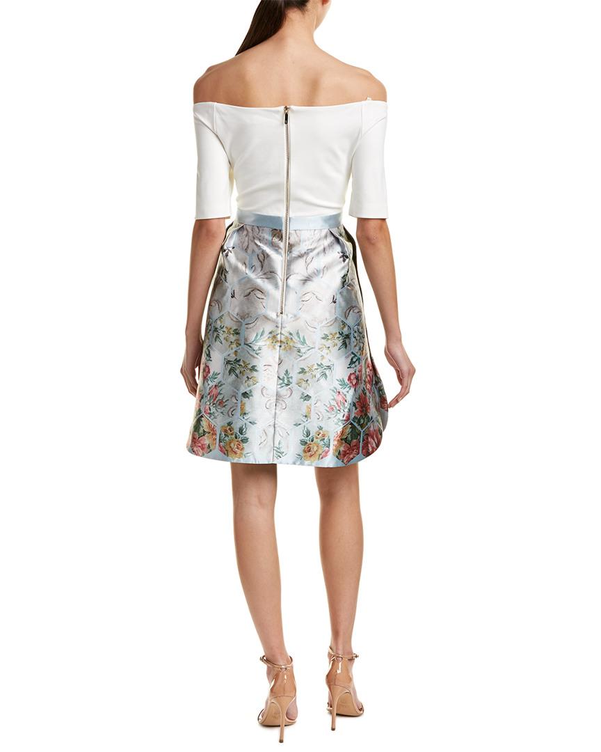 ted baker white off shoulder dress