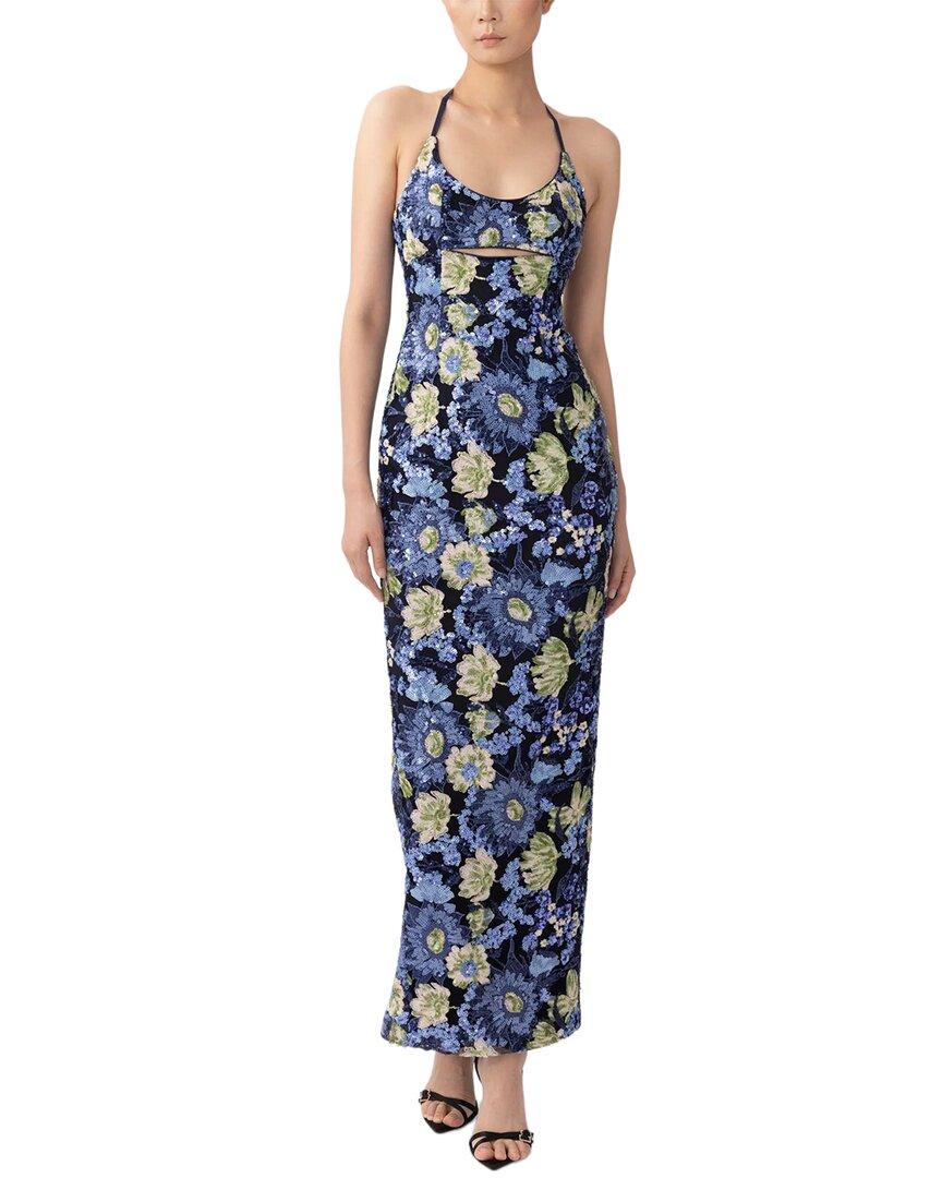 sachin and babi light blue dress Sau lee liv satin main image 0