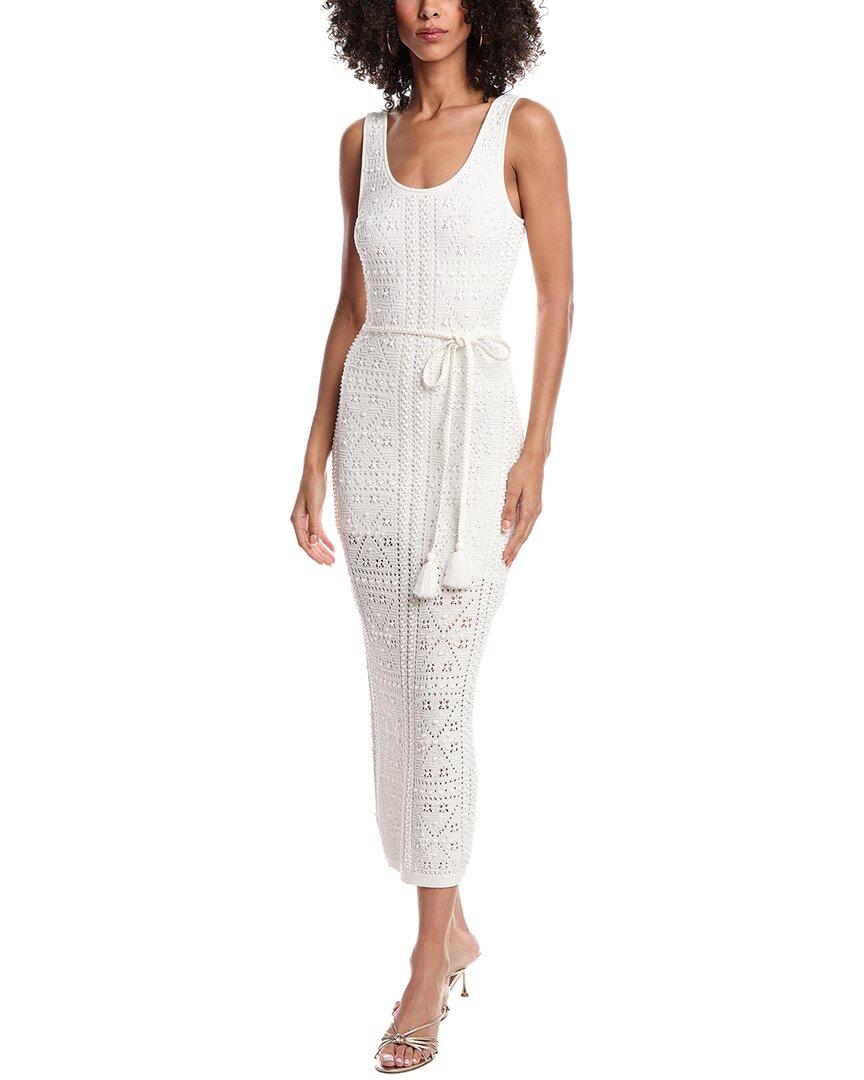 milly bubble pointelle knit midi dress Milly Bubble Pointelle Knit Midi-Dress