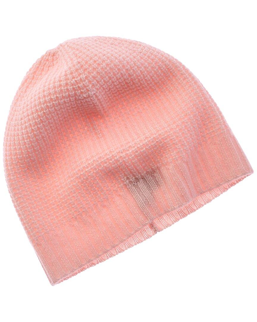 Cozy Hannah Rose Beanie with Pink Heart 100% Cashmere Hannah rose 100% cashmere - Gem main image 2