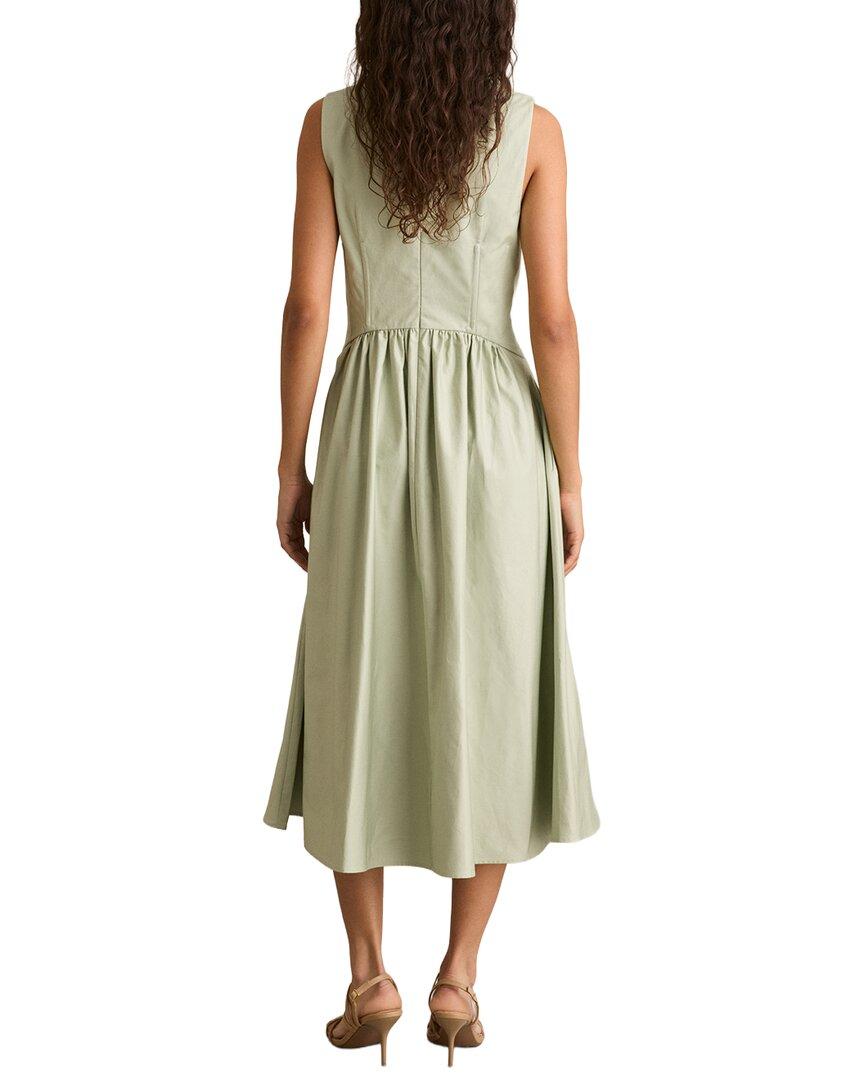 reiss liza corset dress Liza Cotton Corset Midi Dress