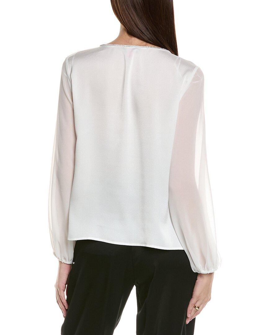 vince camuto white blouse