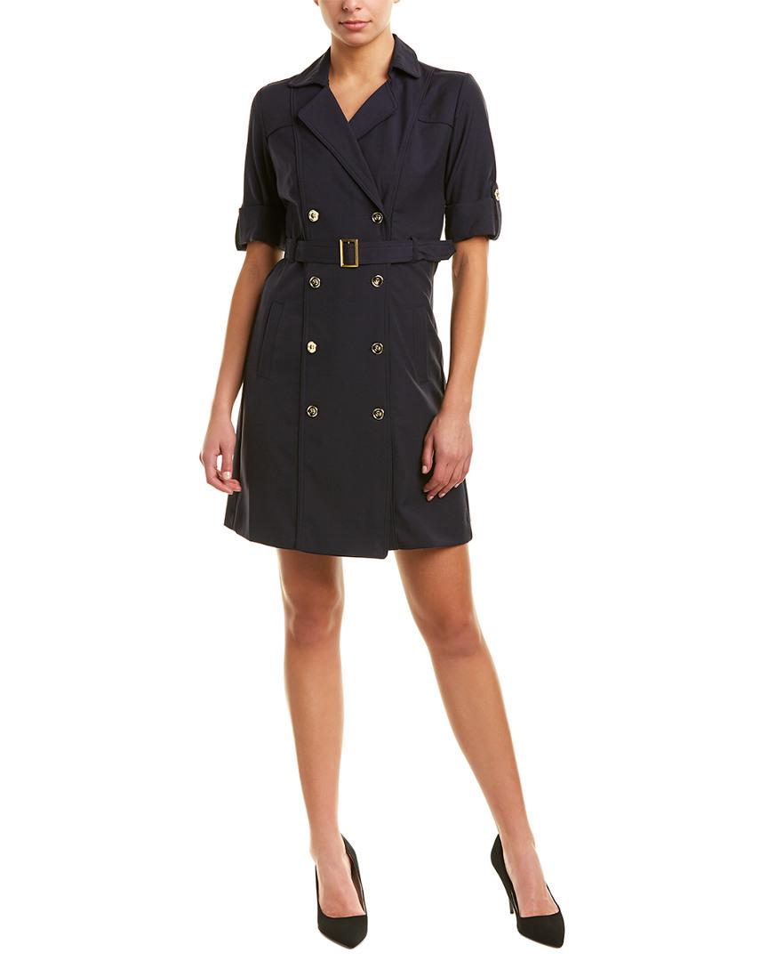 sharagano belted shirt dress