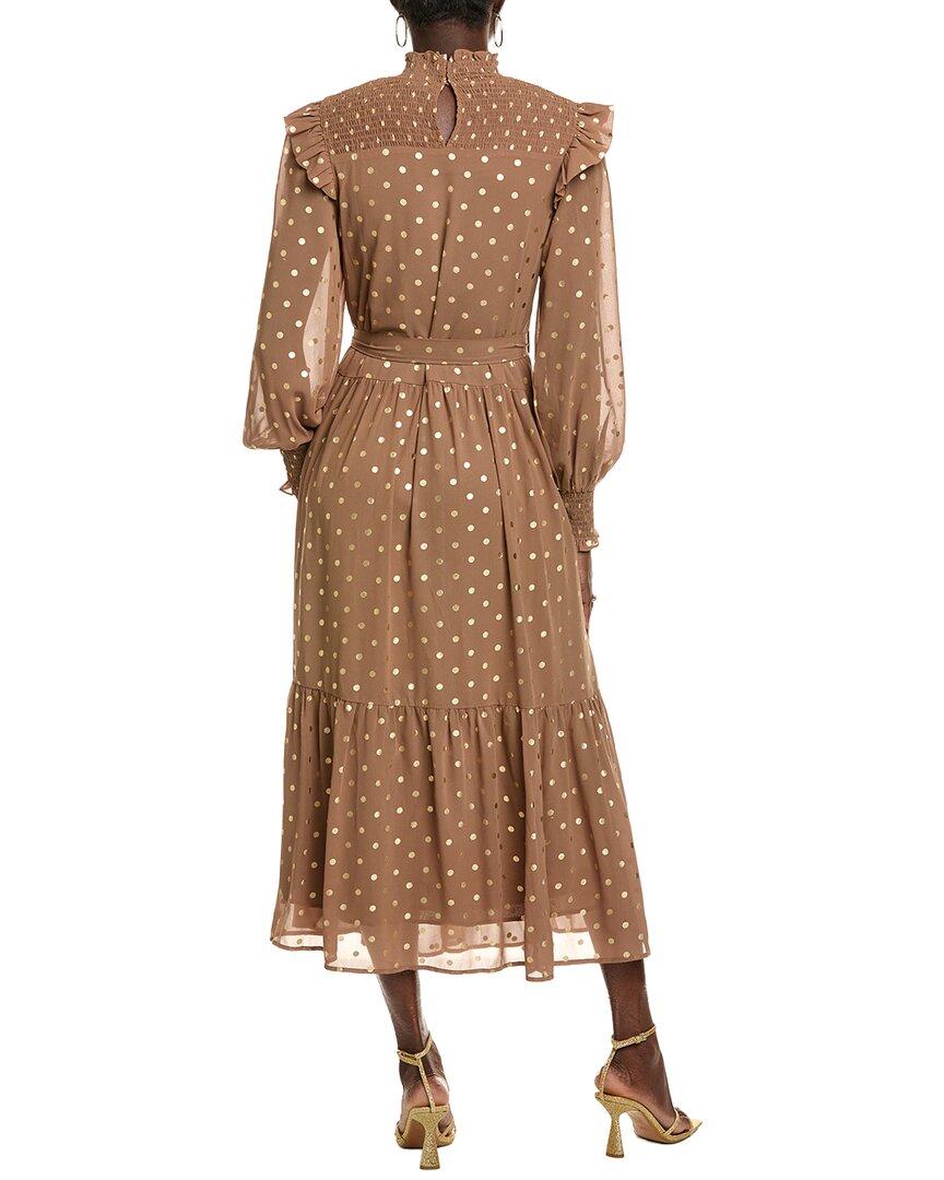 rose gold polka dot dress Sexy Cut-out Red Sequin Double-slit Prom Dress main image 0