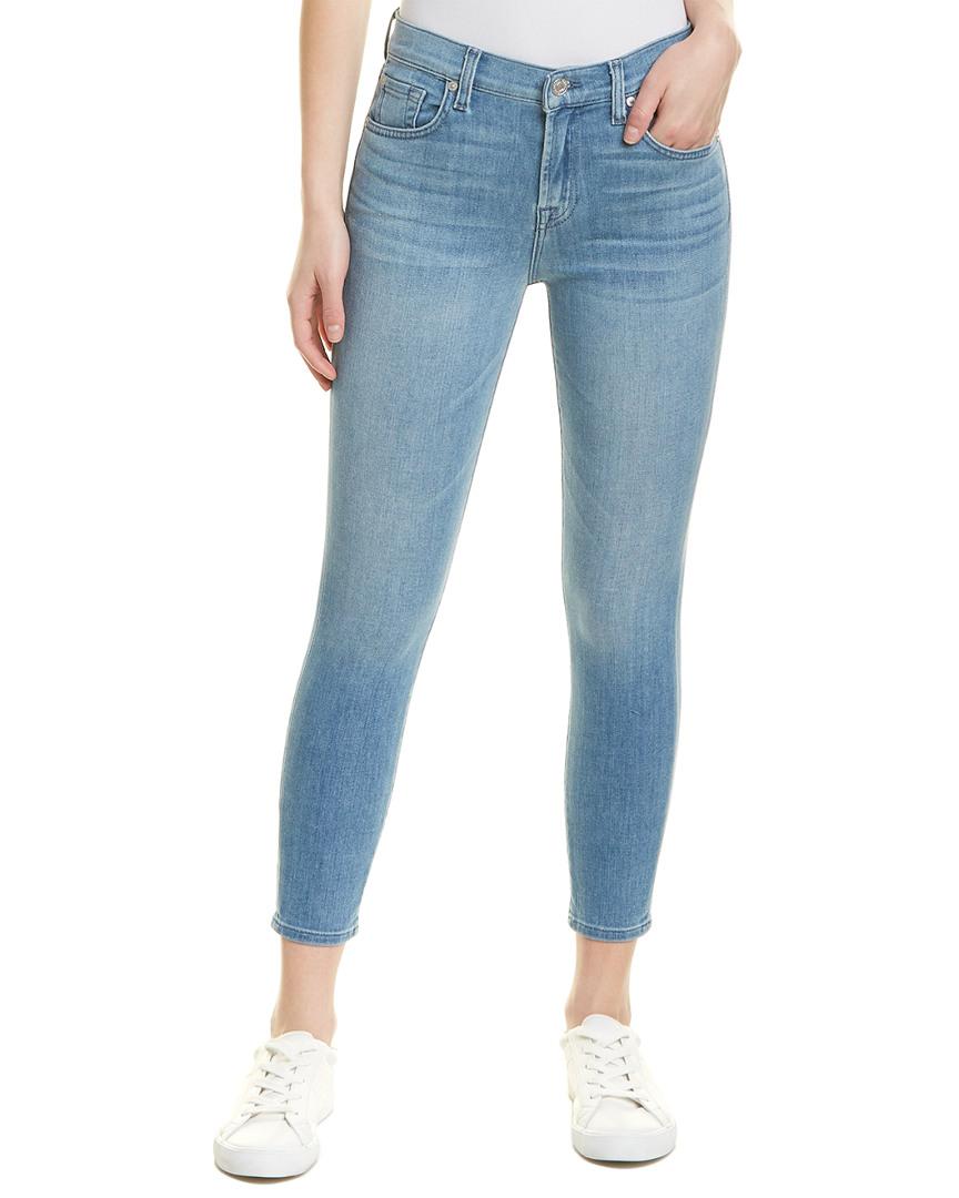 7 For All Mankind Gwenevere High Waist Skinny Jeans in Blue - Save 20% ...
