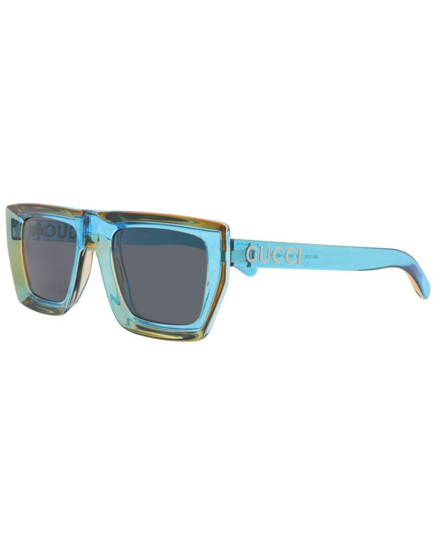Gucci Gg1325S 54Mm Sunglasses in Blue | Lyst display picture 3