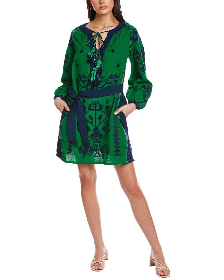 | Valentine in Dress Green Lyst Tunic Frances Stephanie