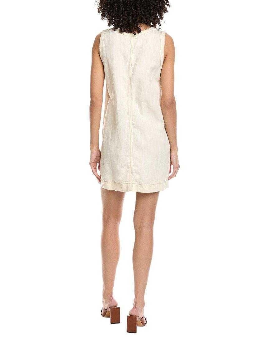 Faherty Linen-Blend Denim Malibu Mini Dress in White | Lyst Faherty Linen-Blend Denim Malibu Mini Dress in White | Lyst