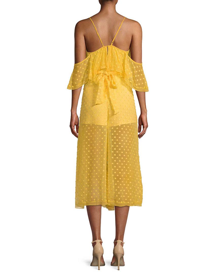 Alice McCALL What You Waiting For Silk Jumpsuit in Yellow | Lyst Australia