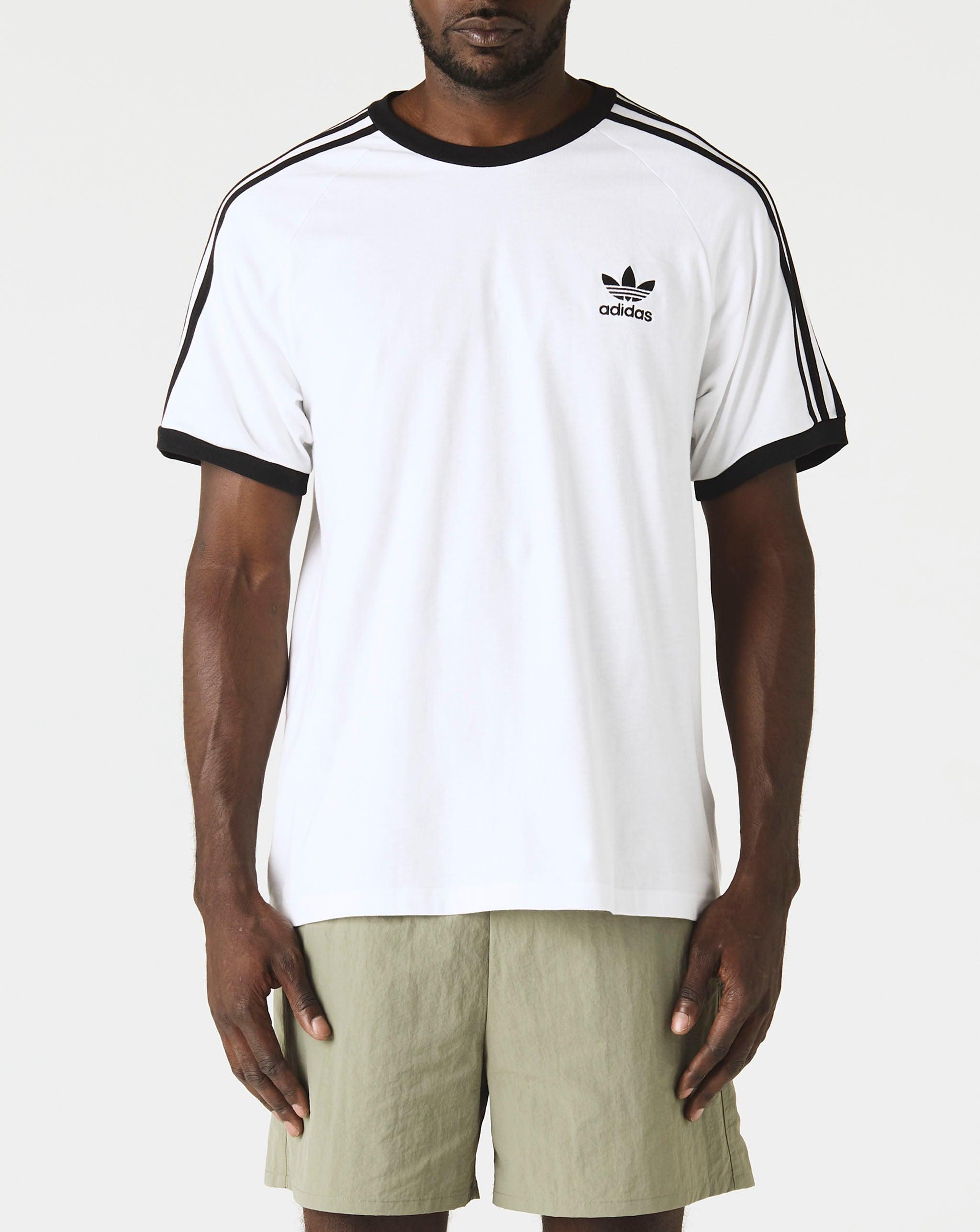 adidas 3-stripes T-shirt in White for Men | Lyst