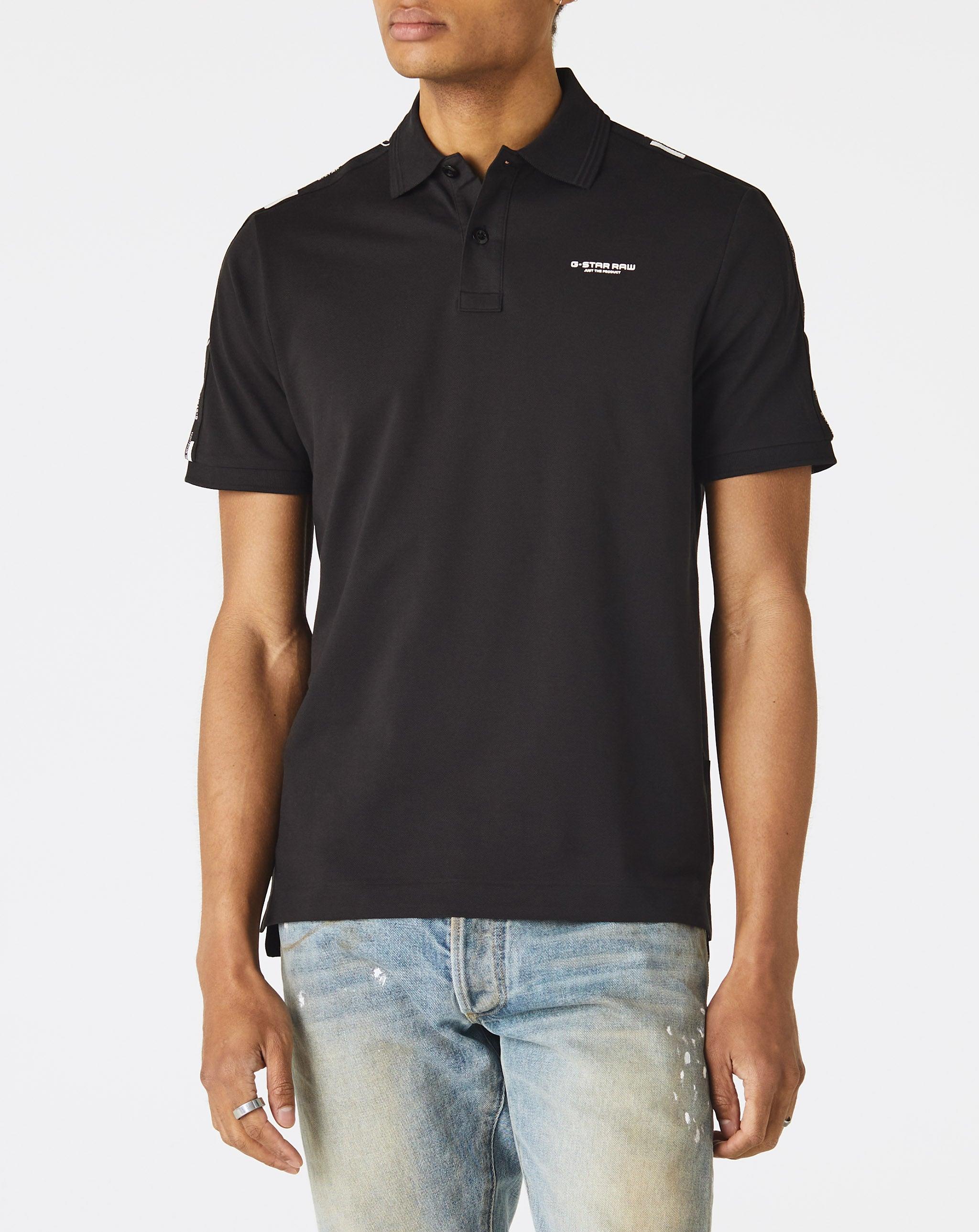 G-Star RAW Tape Polo Shirt in Black for Men | Lyst