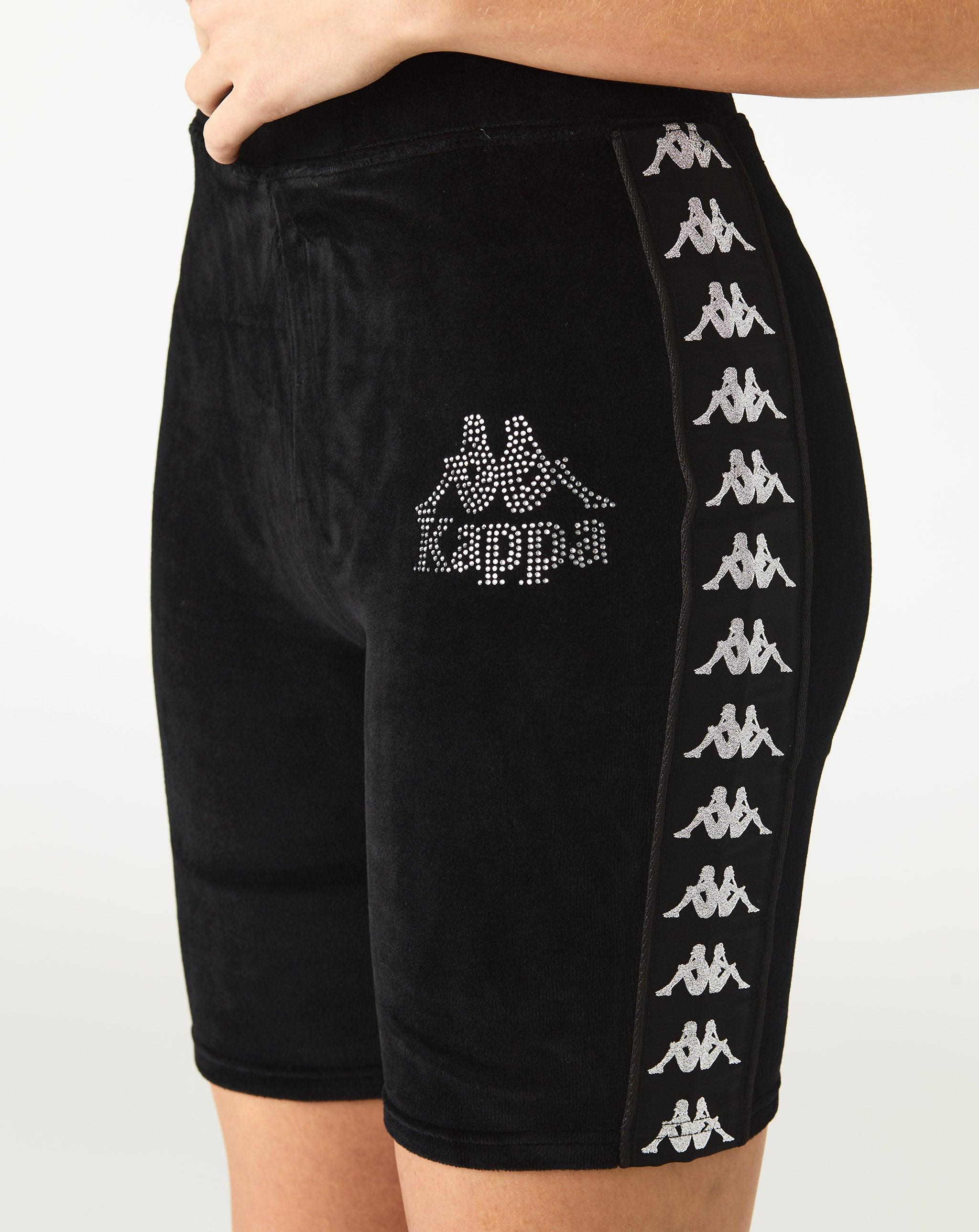 Kappa 222 Banda Saxeever Biker Shorts in Black | Lyst