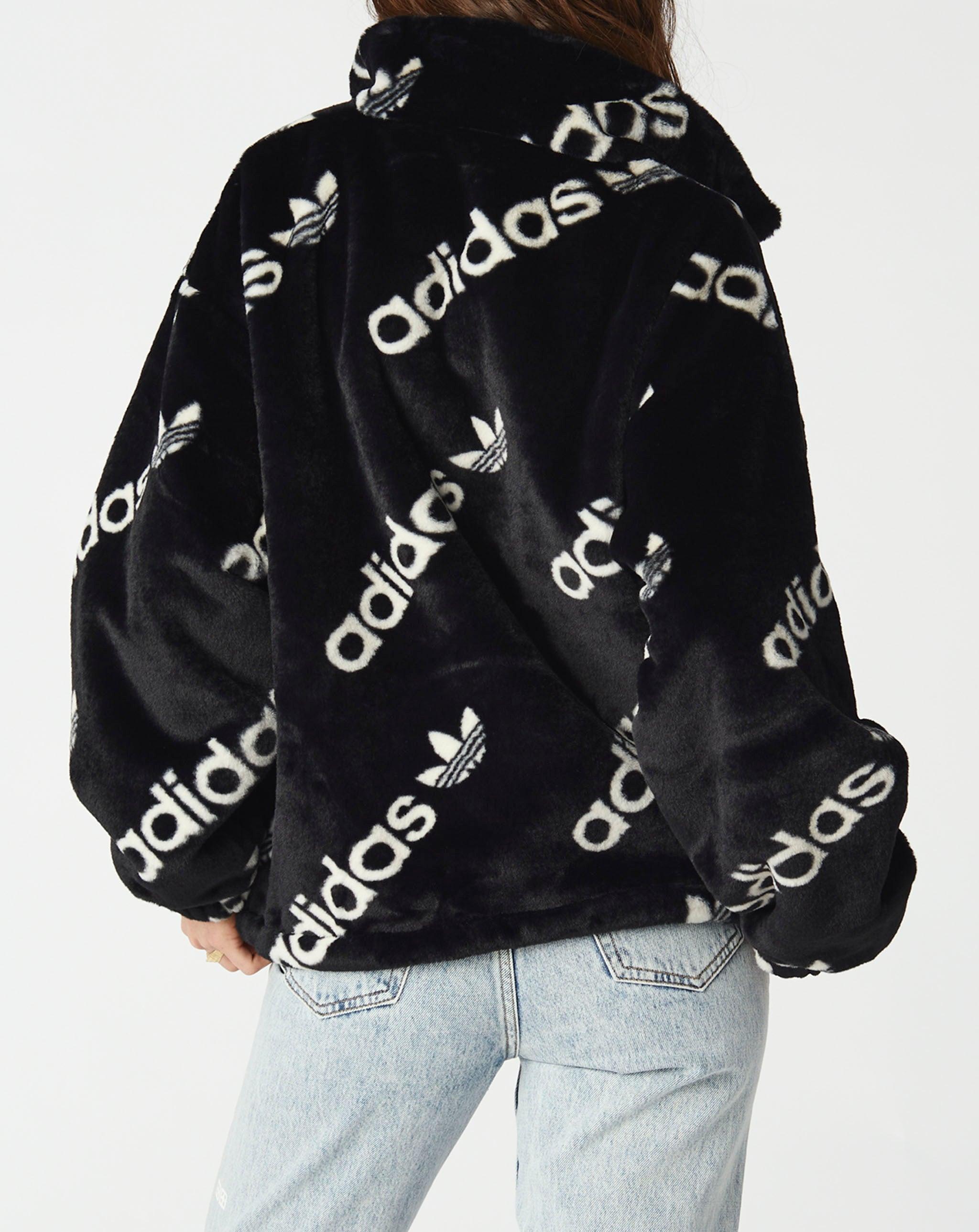 adidas fur jacket