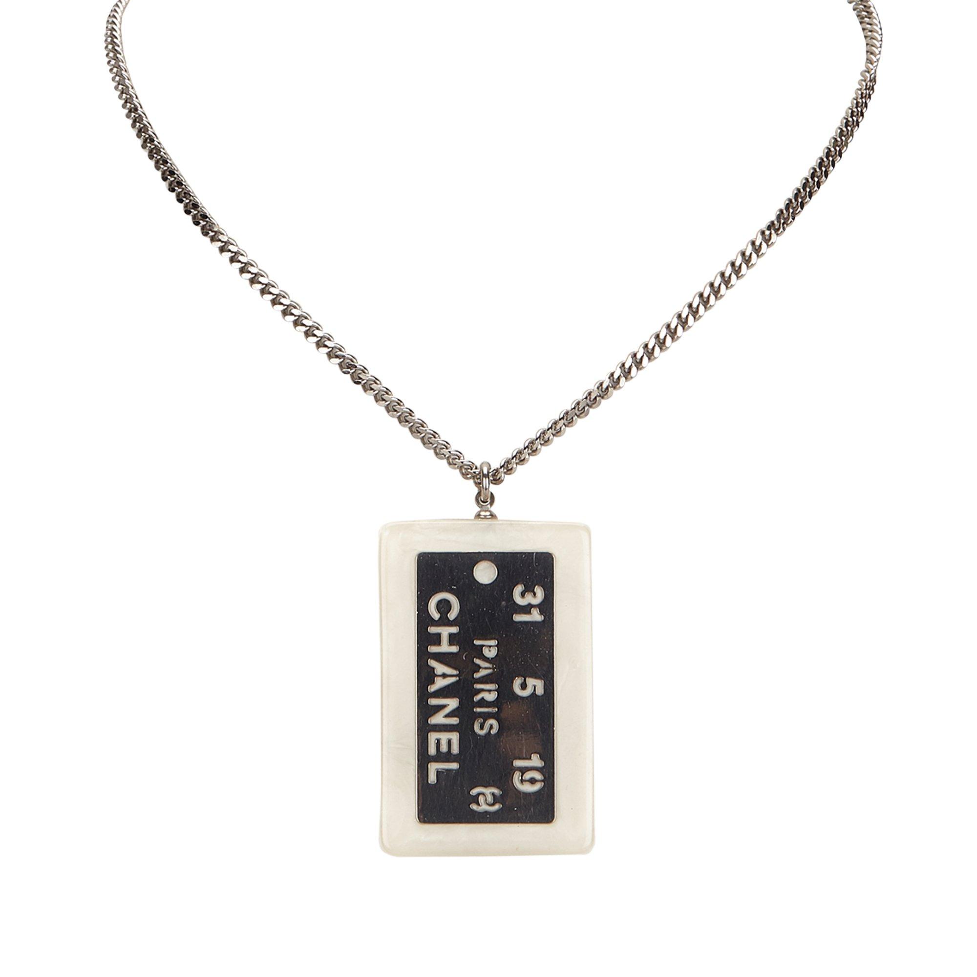 chanel dog tag