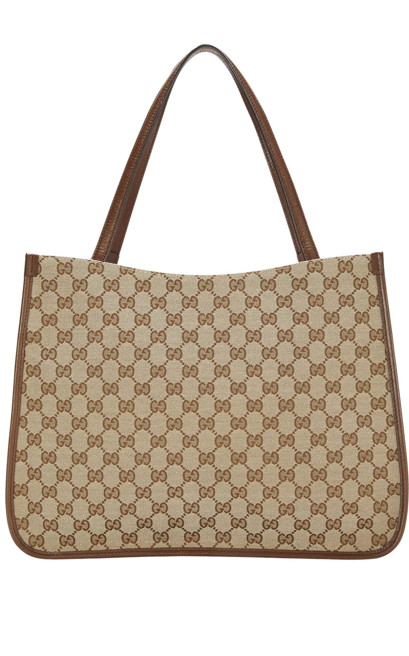 Gucci 1955 Horsebit Tote Bag in Natural Lyst UK