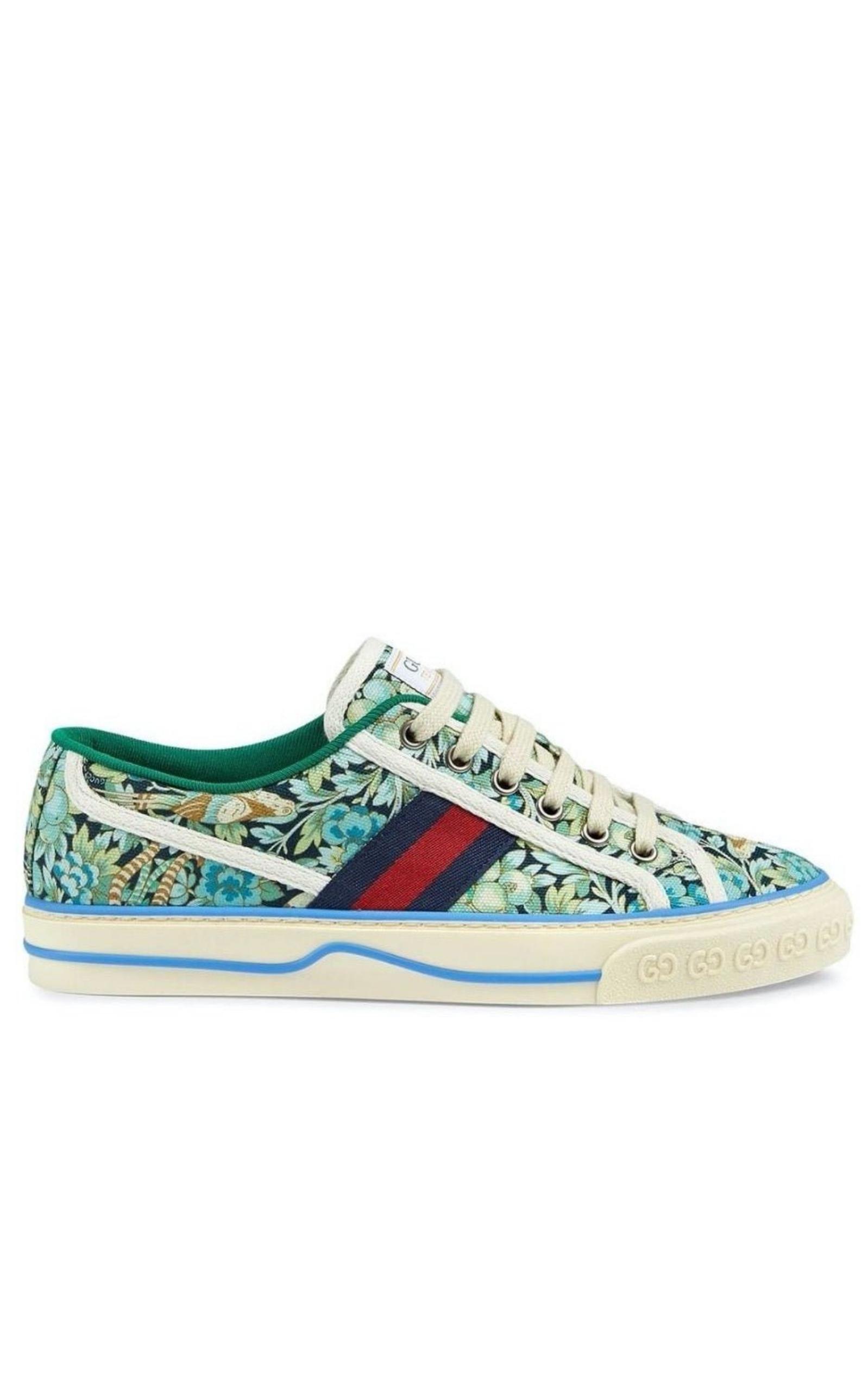 Gucci Tennis 1977 Liberty London Sneakers | Lyst