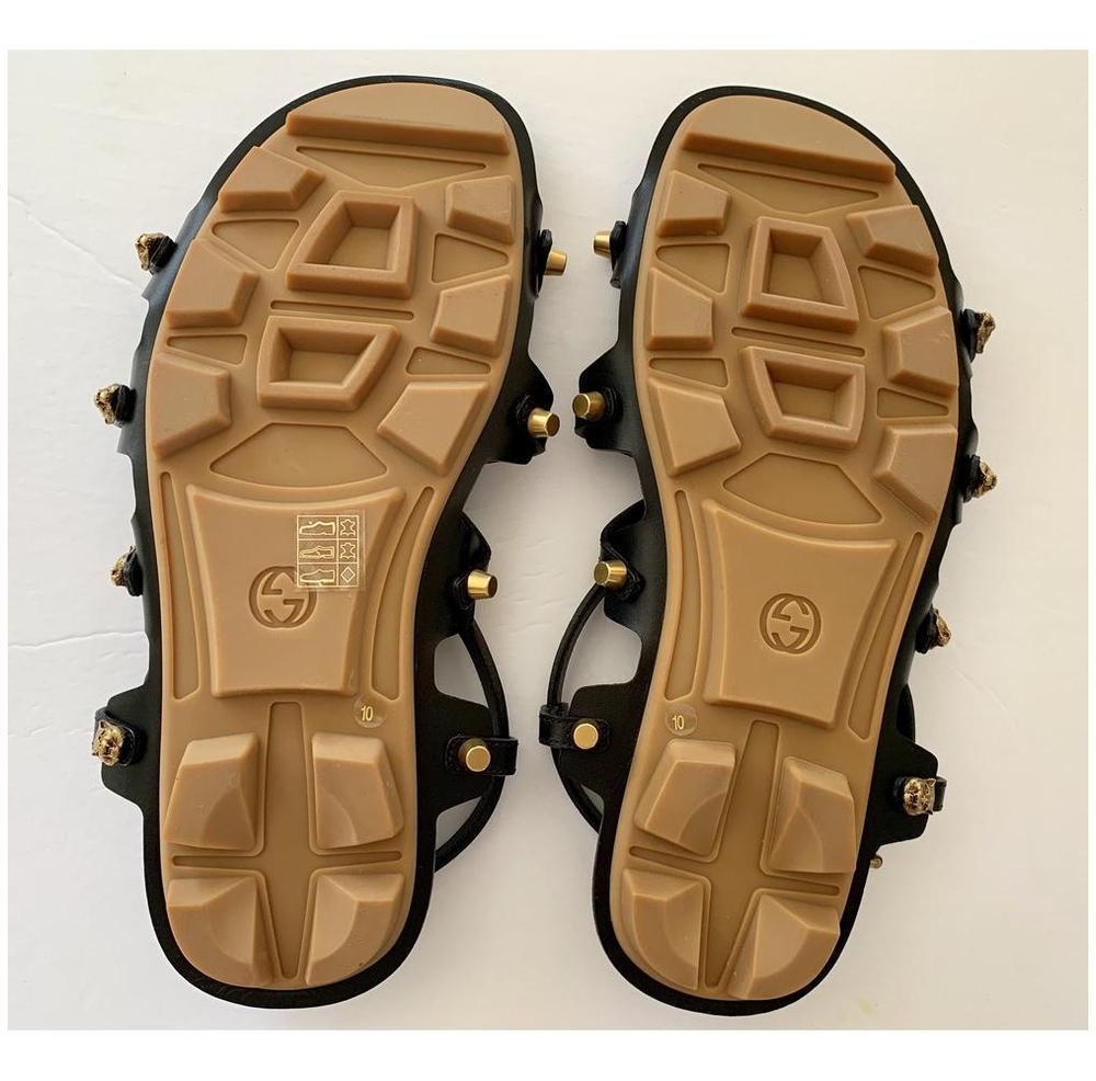 gucci studded slides