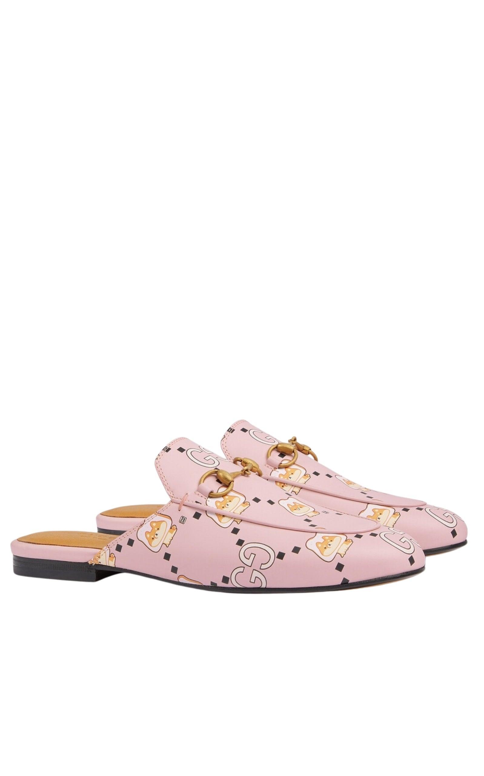 Gucci GG Kawaii Animal Princetown Slipper in Pink Lyst