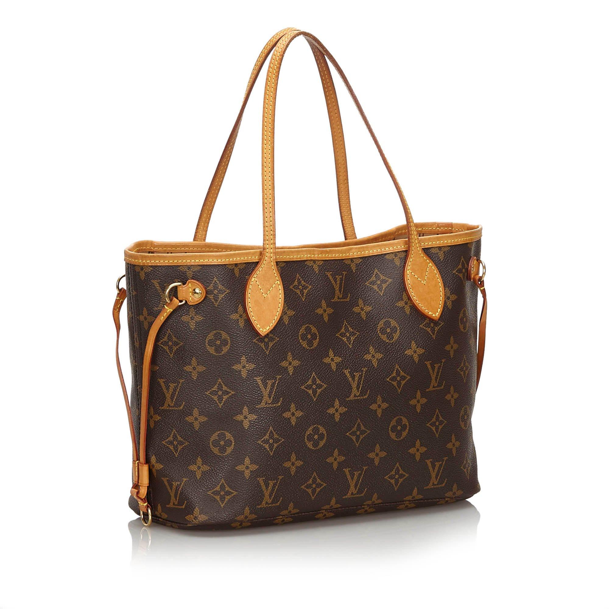 Louis Vuitton Monogram Neverfull Pm Tote Bag in Brown | Lyst UK