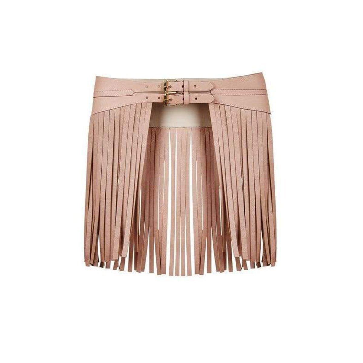 bcbg fringe belt