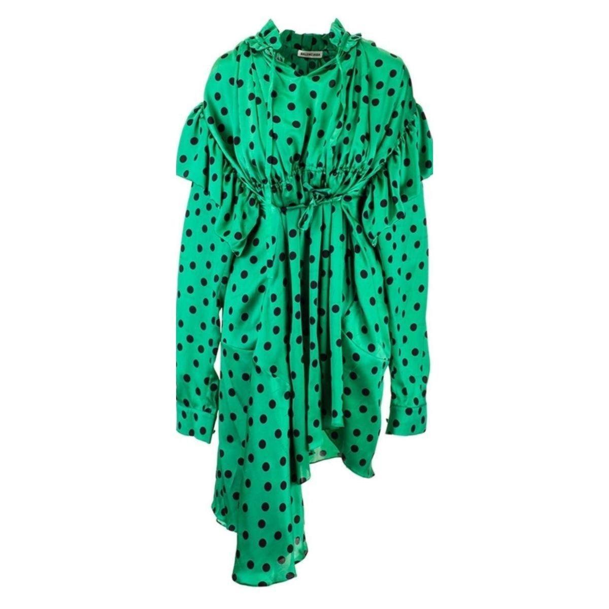 Green Balenciaga Dresses for Women | Lyst