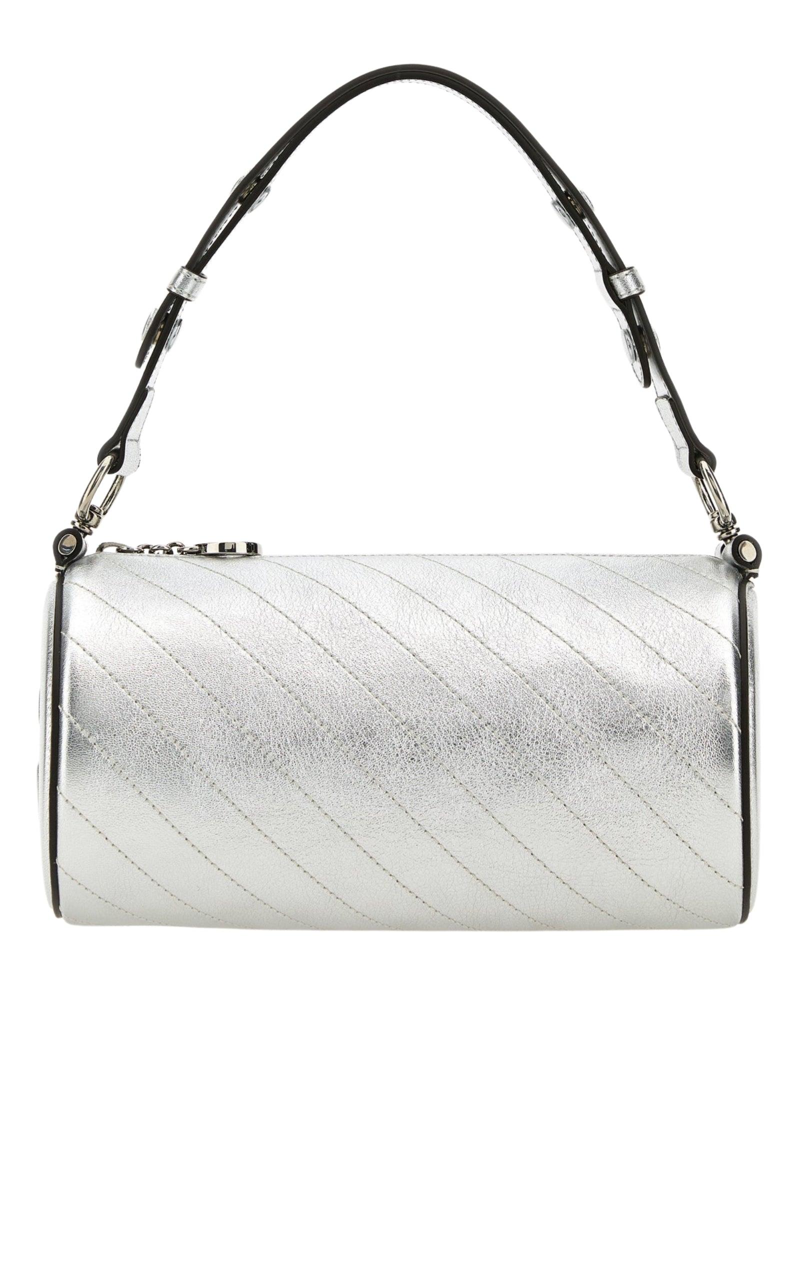 GUCCI ★ GG BLONDIEショルダーバッグ シルバー Gucci Silver Blondie Mini Shoulder Bag in White | Lyst