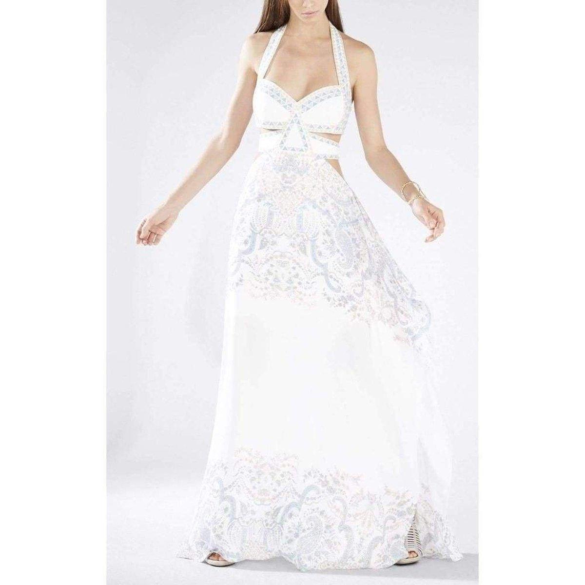 bcbgmaxazria white gown