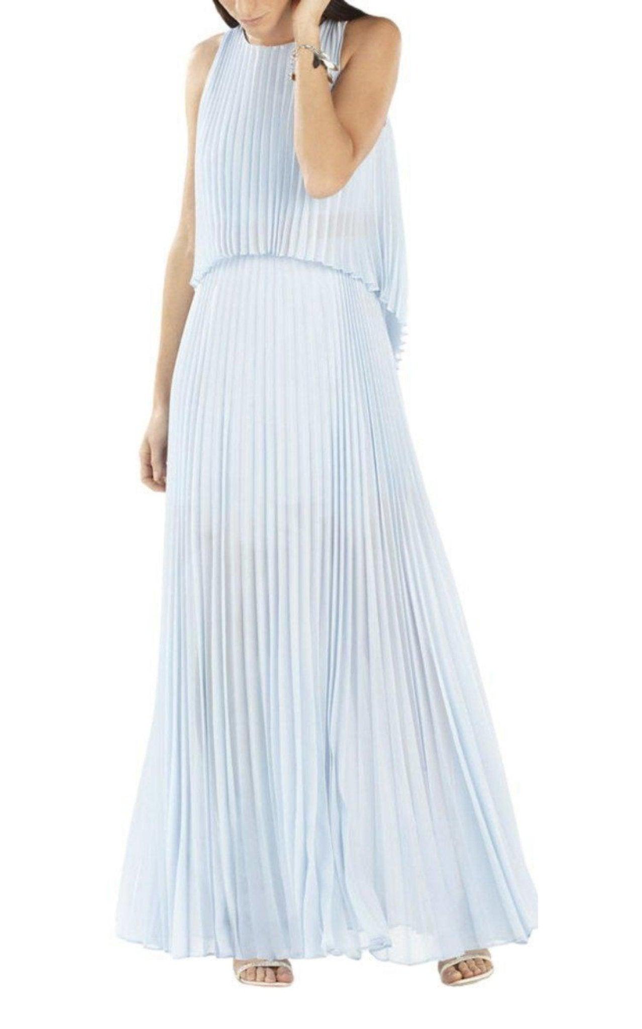 bcbg blue pleated dress BCBGMaxAzria | Dresses | Bcbg Maxi Blue Pleated Dress