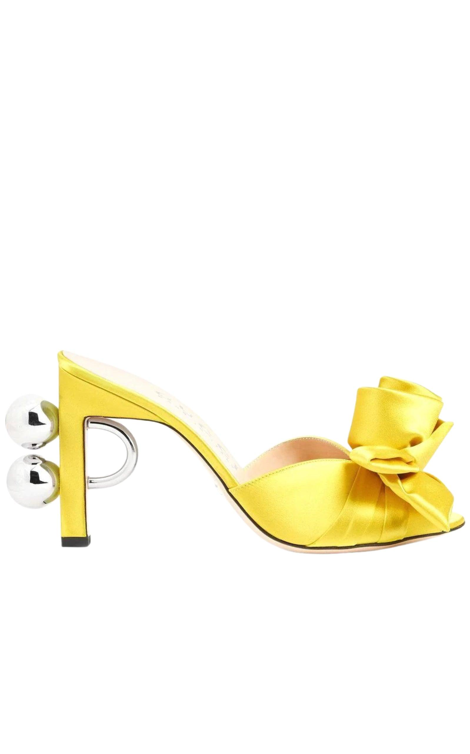 Gucci yellow heels shop