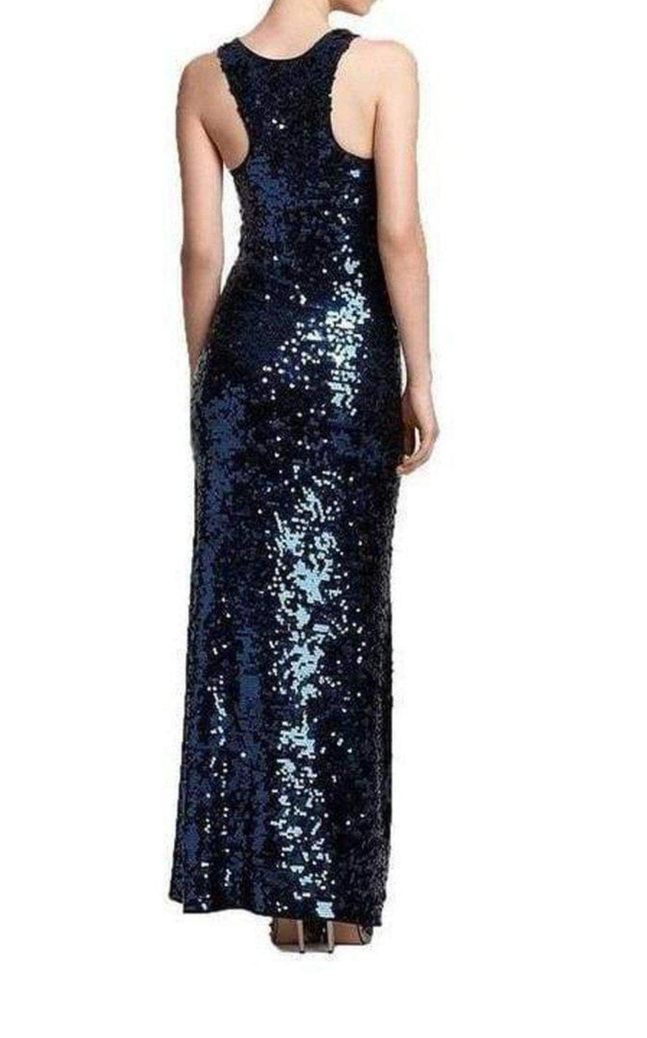 sachin and babi light blue dress Bcbg Max Azria Long silk chiffon gown (Sold) main image 1