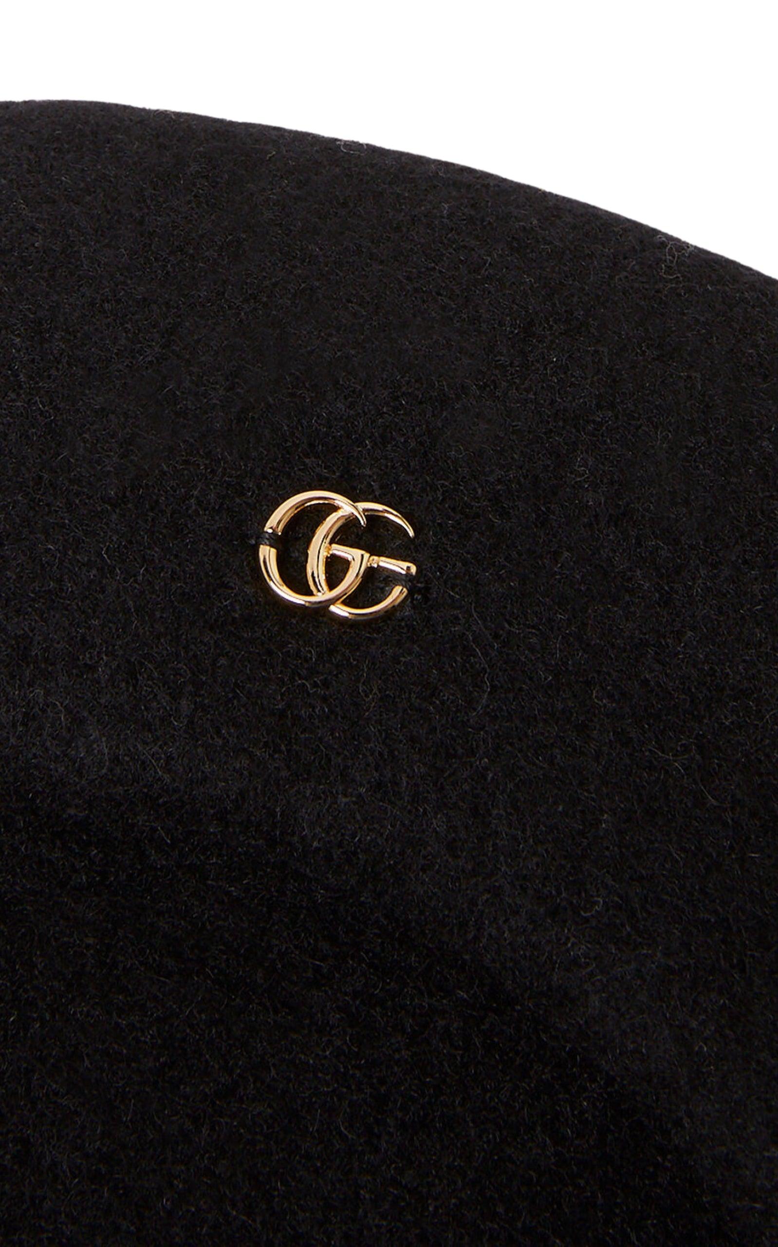 Gucci Black Felt Wool Beret | Lyst UK display picture 1